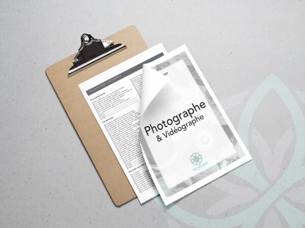 Mockup planificationmariage photographevideographe