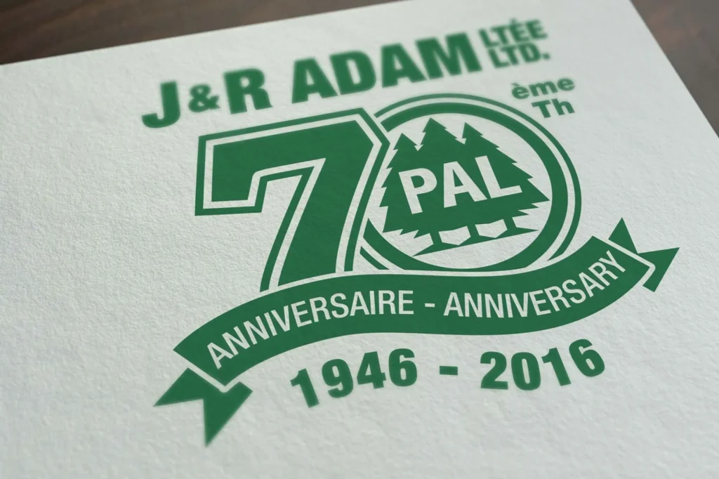JR Adam : 70th Anniversary Logo