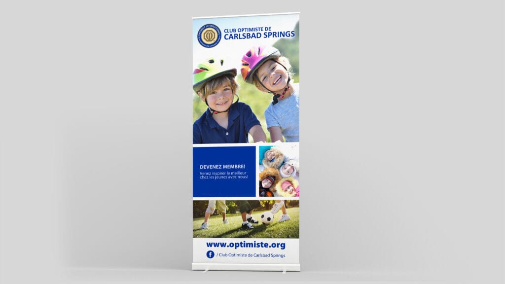 ClubOptimiste CarlbadSpring Rollup Mockup