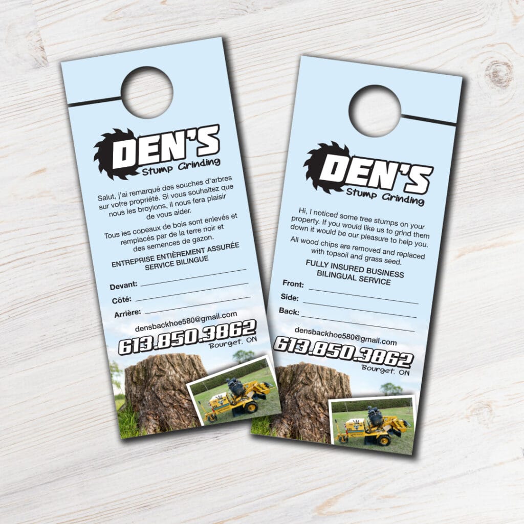 Den'sStumpGringing DoorHanger