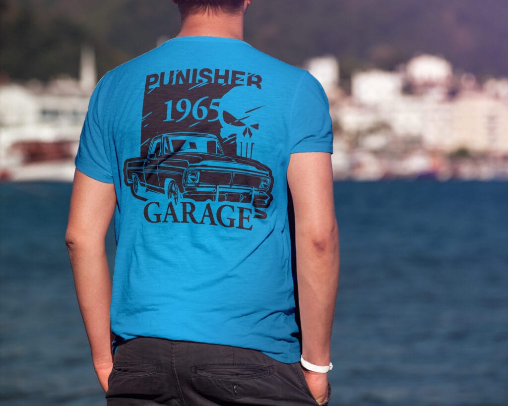 PunisherGarage Shirt MockUp