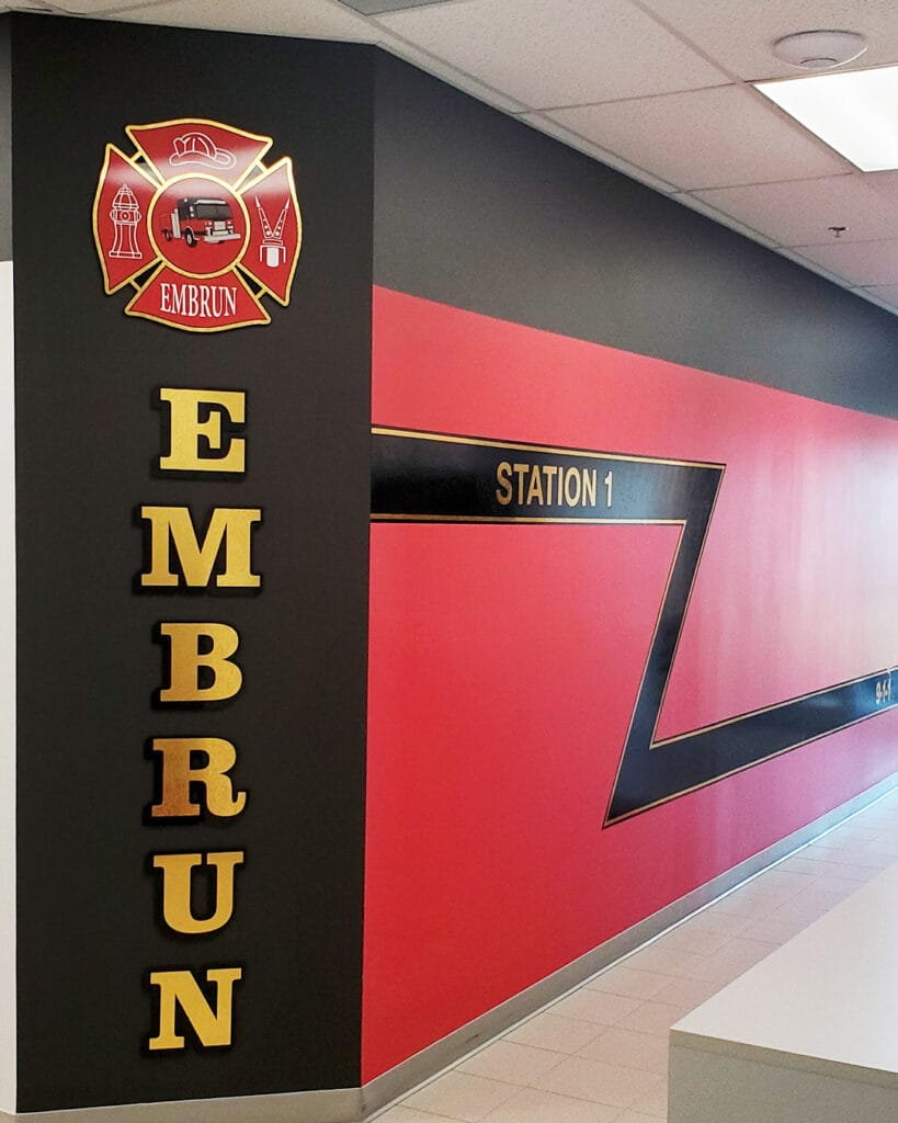 RussellTwn FireService RisedLettering