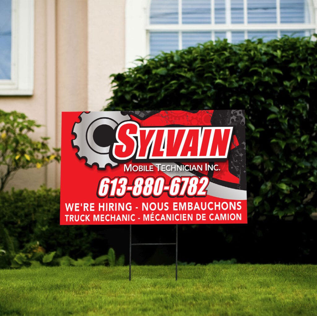 SylvainMobileTech LawnSign