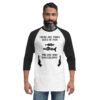 Unisex 34 sleeve raglan shirt white black front 67ffc3b456500.jpg
