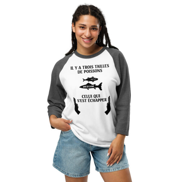 Unisex 34 sleeve raglan shirt white heather charcoal front 67ffc0159cb24.jpg