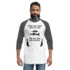 Unisex 34 sleeve raglan shirt white heather charcoal front 67ffc3b45707b.jpg