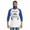 Unisex 34 sleeve raglan shirt white royal front 67ffc3b456cdc.jpg