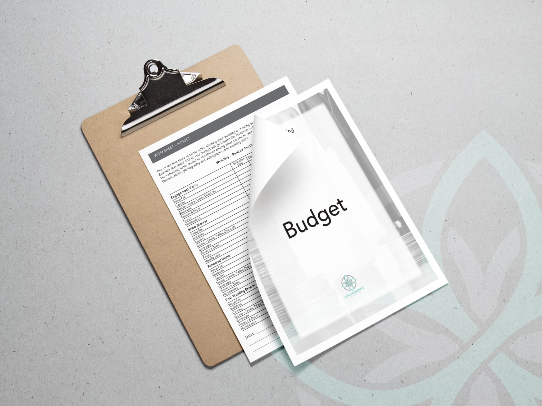 Mockup planyourwedding en budget