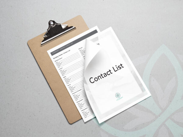 Mockup planyourwedding en contactlist