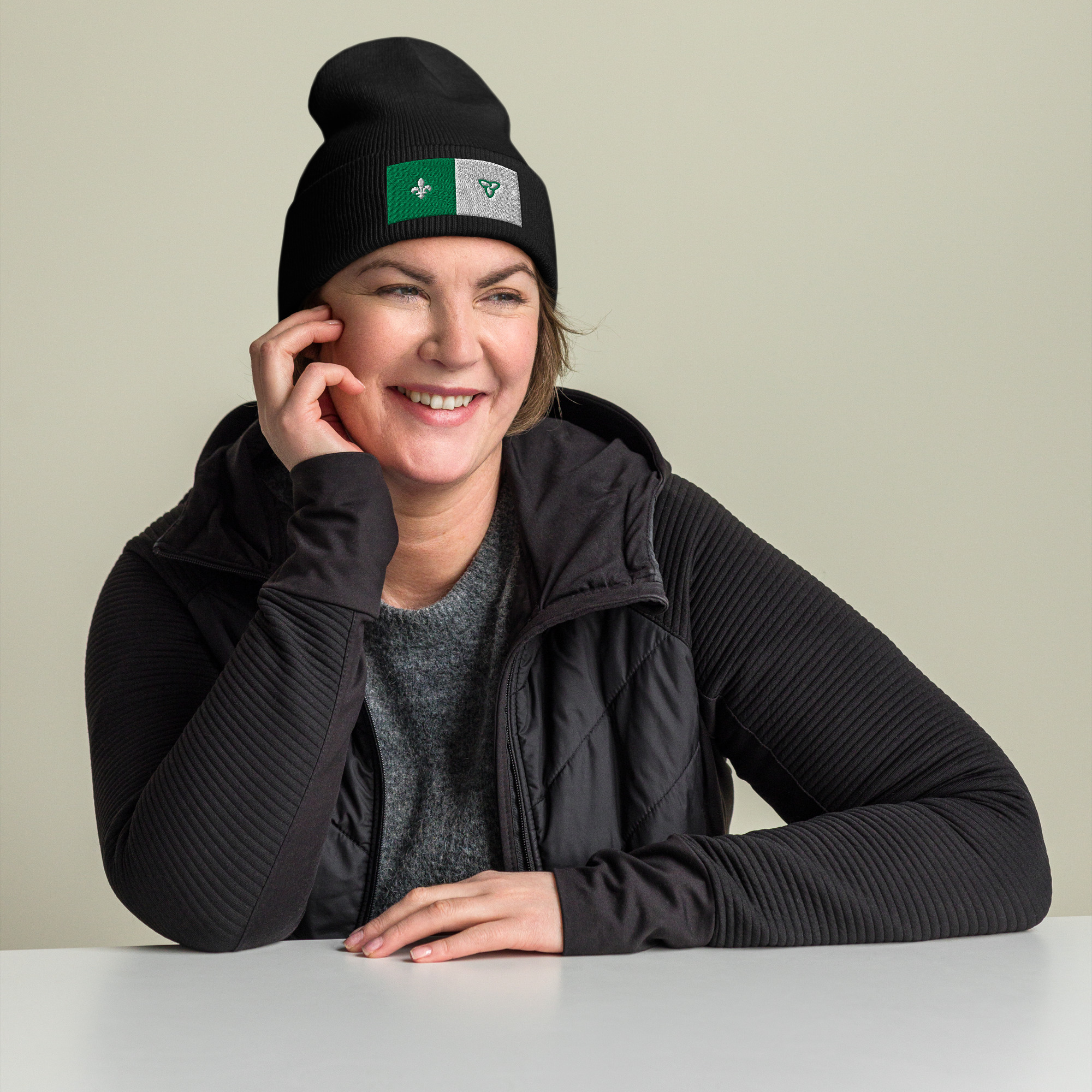 Cuffed beanie black front 69b1c61e6c6b4.jpg