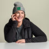 Cuffed beanie heather grey front 69b1c61e6bd22.jpg