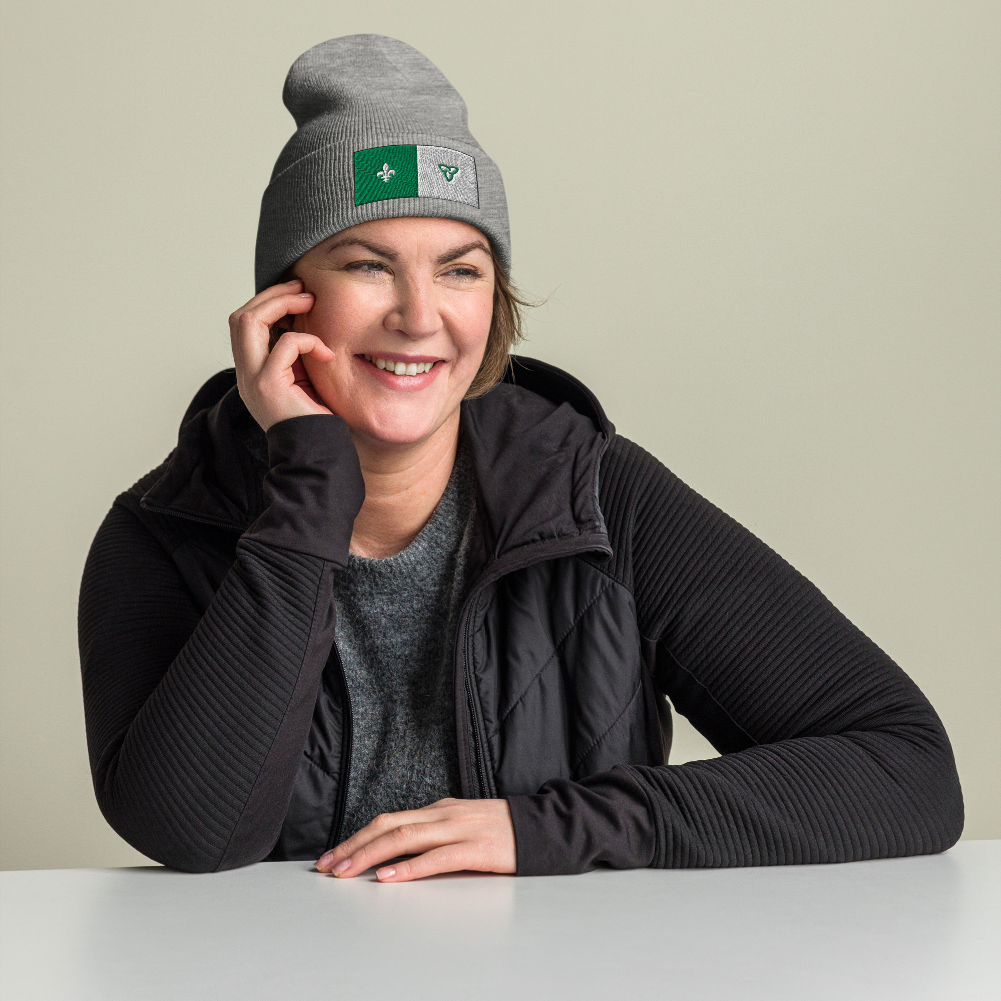 Cuffed beanie heather grey front 69b1c61e6bd22.jpg