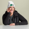 Cuffed beanie white front 69b1c61e6ca0a.jpg