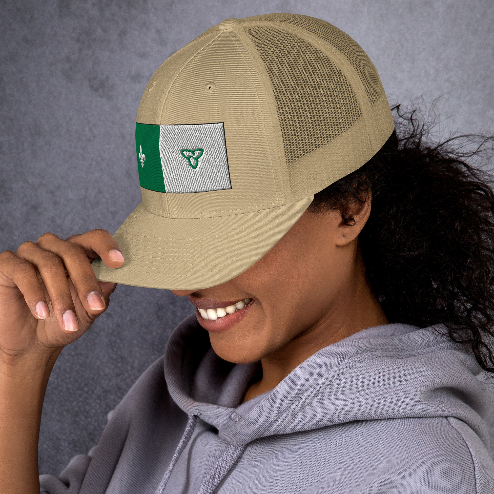 Retro trucker hat khaki left 69b1c8cead9da.jpg