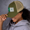 Retro trucker hat moss khaki left 69b1c8ceae702.jpg