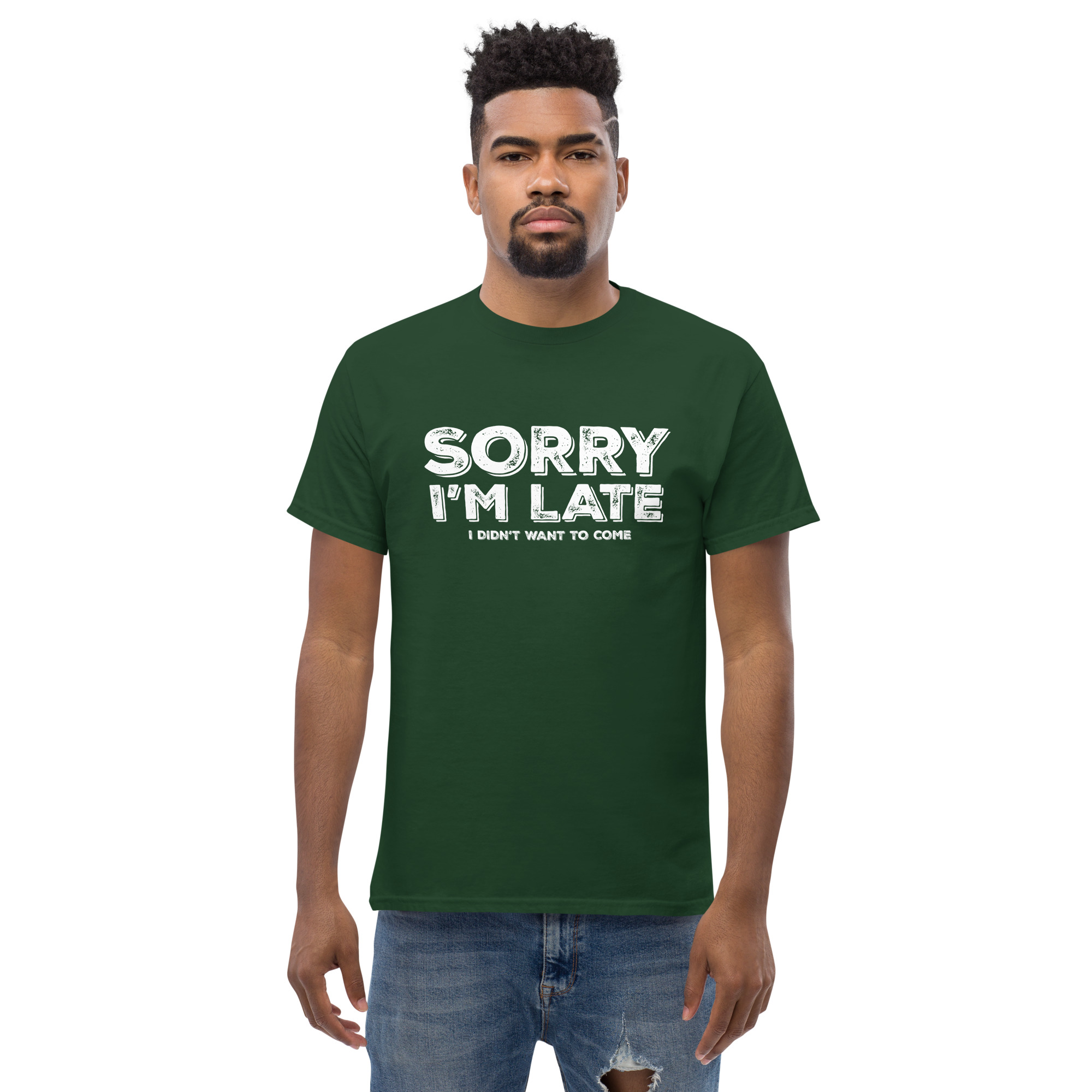 Unisex classic tee forest green front 6a2c71b83928f.jpg