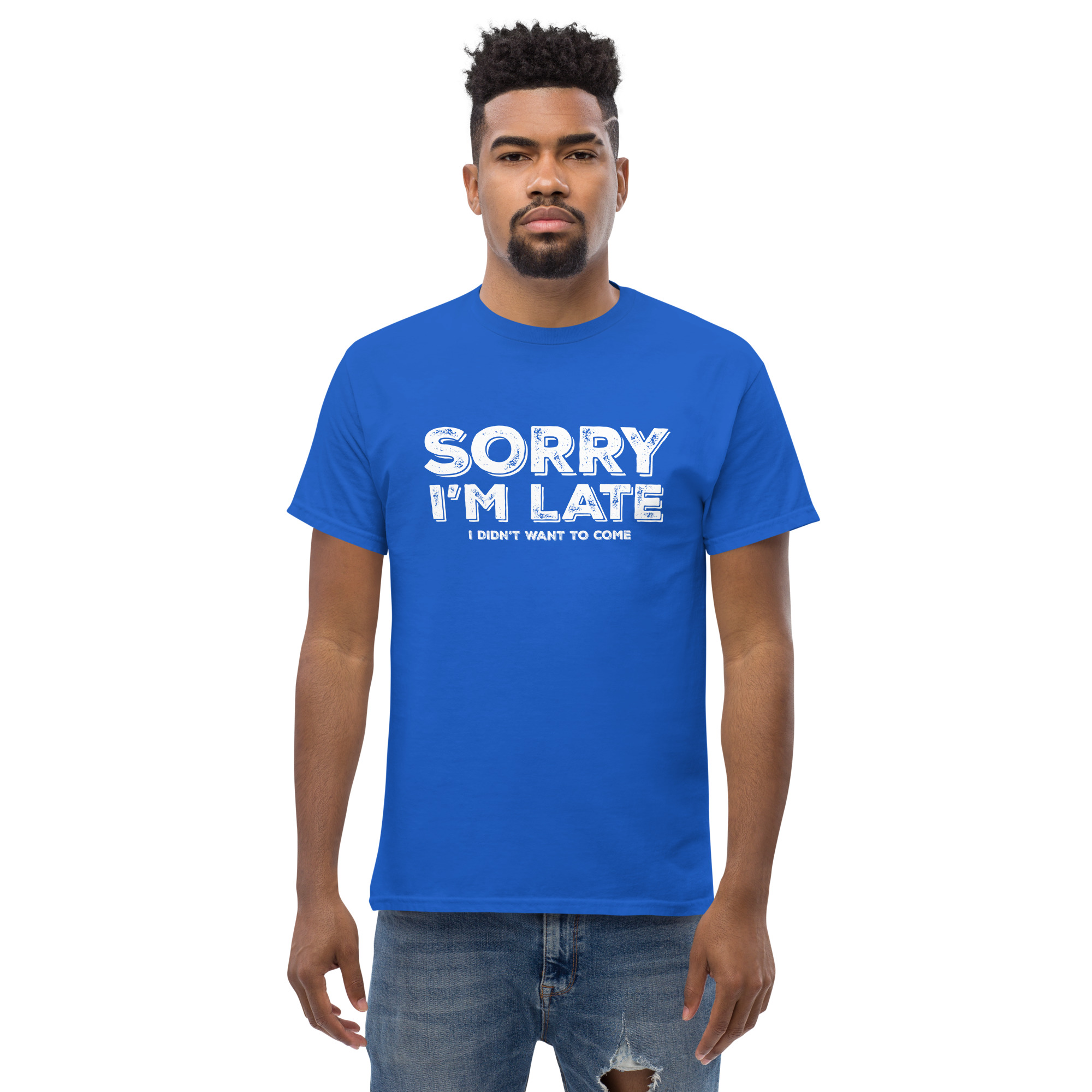 Unisex classic tee royal front 6a2c71b83d5eb.jpg