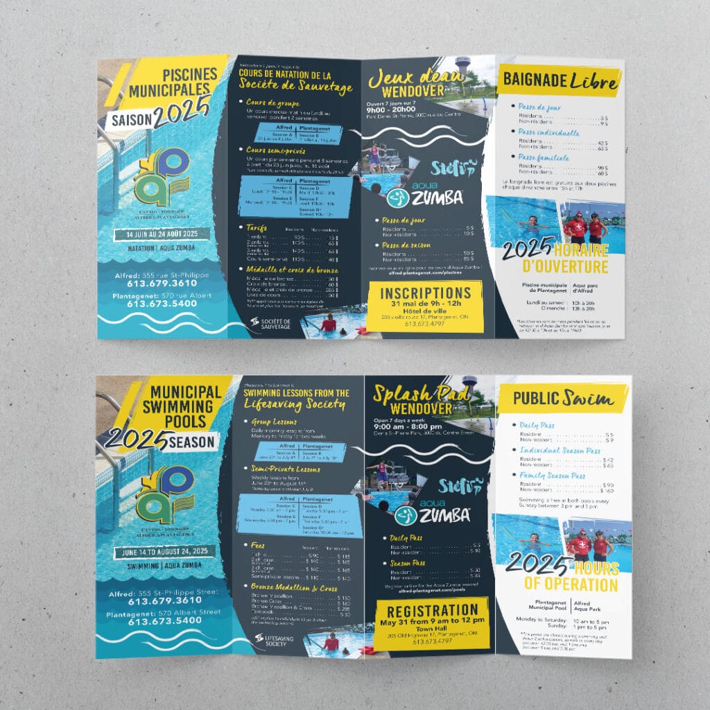 Canton d'Alfred et Plantagenet : Brochure 2025.05 PicineMunicipal Brochure