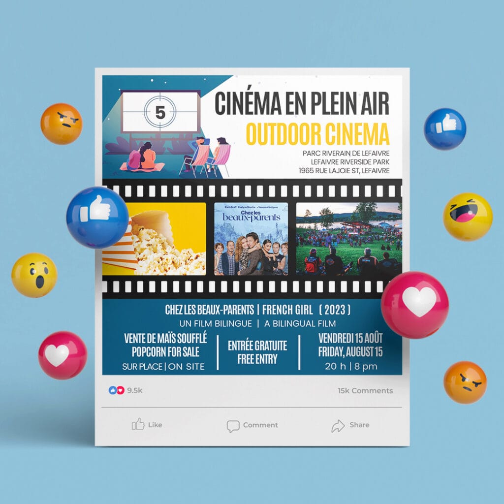 Aînés actifs du Canton d'Alfred et Plantagenet : Publication sur les réseaux sociaux 2025.06 CinemaPost